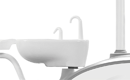 Ajax AJ 11 – стоматологическая установка с нижней подачей инструментов с мягкой обивкой